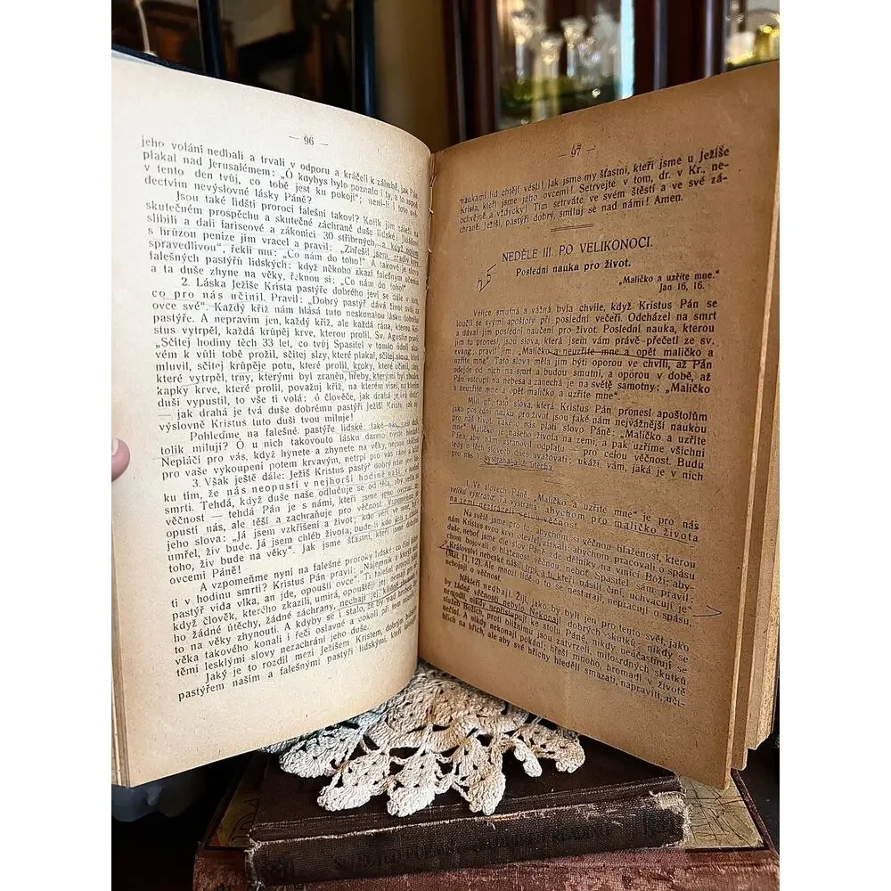 Antique Book in Czech - Homileticke Listy, 1923